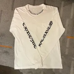 【正規品】Chrome HeartsロンT LサイズUSA製 袖ロゴ ネックロゴ