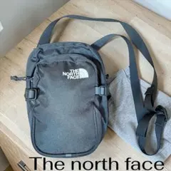 THE NORTH FACE ブラック ショルダーバッグ ポシェット
