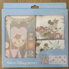 イッツアスモールワールド　スタイ　ガーゼ　ハンカチ　ディズニー