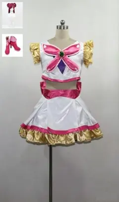 ふたりはプリキュア Max Heart 美墨なぎさ コスプレ衣装ウィッグ 靴子 