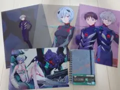エヴァンゲリオン 渚カヲル 碇シンジ 綾波レイ クリアファイル リングノート