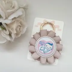 【即購入OK】マタニティキーホルダー　マタニティマーク　マタニティロゼット