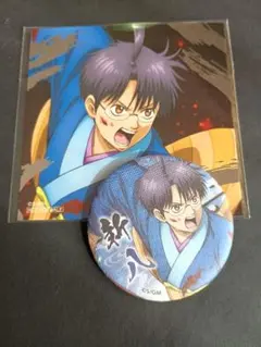 銀魂 入れ替わり編 神楽 新八 缶バッジ - メルカリ