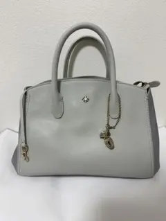 Luria4°C ルリアヨンドシー バイカラー 本革 レザー ハンドバッグ