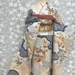 正絹 振袖 古典模様(未使用品)トールサイズのサムネイル