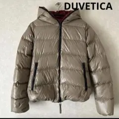 DUVETICA フード付きダウンジャケット 40サイズ ベージュ