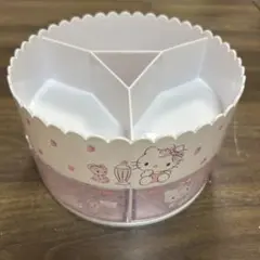サンリオ ハローキティ アクセサリーケース ペン立て 収納 360度回転
