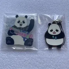 呪術廻戦 パンダアクリルスタンド ラバーマスコット2点セット