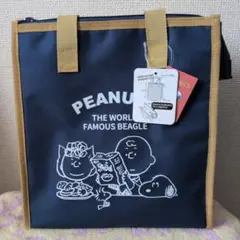 スヌーピーランチバッグM　 保冷ランチバッグ 保冷ランチトートバッグ