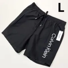 カルバンクライン 海パン L 水着 サーフパンツ ボードショーツ メンズ 黒