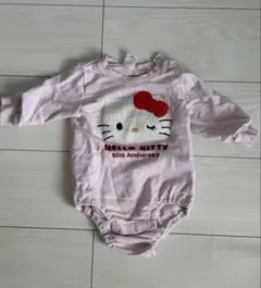 ハローキティ 50周年記念 ロンパース 80