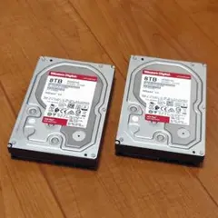 WD80EFAX 8TB NAS用 HDD 2個セット