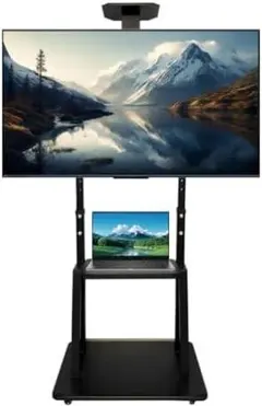 テレビスタンド tvスタンド ハイタイプ 32~75インチ対応 耐荷重100kg 