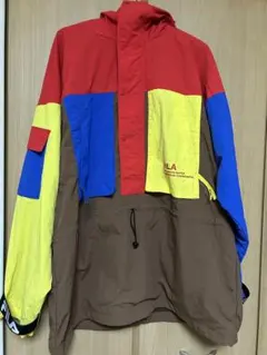 FILA ナイロンジャケット 赤 青 黄 茶色