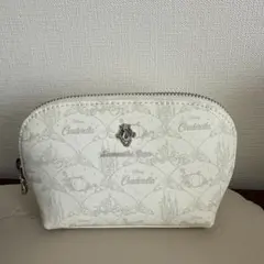 Disney シンデレラ ポーチ ホワイト サマンサタバサ