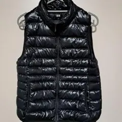 【新品未使用】UNIQLO ブラック ダウンベスト L