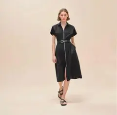 エルメス HERMES モザイク ジップアップ ドレス ワンピース 24SS 