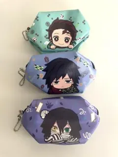 鬼滅の刃 ぽーちこれくしょん 竈門炭治郎 冨岡義勇 伊黒小芭内 3個セット