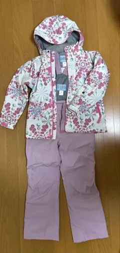 子ども用スキーウェア セット 150サイズ 薄ピンク