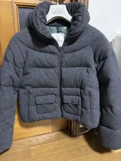 MONCLER グレー ウールダウンジャケット