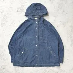 デニムジャケット フード付きパーカー オーバーサイズ ストリート y2k 3L