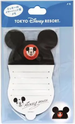 新品未開封【東京ディズニーリゾート ®︎】ミッキー のイヤーハット型 メモ