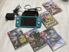 Nintendo Switch Lite ターコイズ + ゲーム5本セット