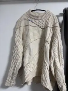 ADERERROR ZARA パッチワークオーバーサイズニットのサムネイル