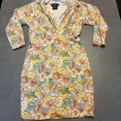 【美品】　90's KOOKAI 花柄 長袖ワンピースのサムネイル