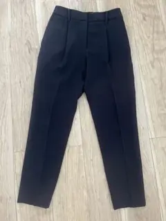 PLST ツイル2wayストレッチテーパードパンツ　ネイビー