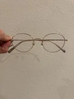 ゴールドラウンドメタルメガネ