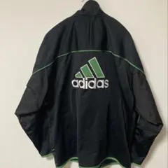 adidas 古着　90s ジャージ　トラックジャケット　刺繍ロゴ　Lサイズ