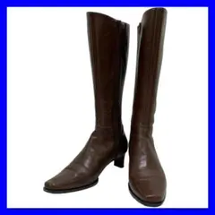 【極美品】卑弥呼 (23) ロングブーツ サイドジップ 本革 レザー 定番
