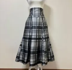 ラグナムーン　ロングスカート チェック　フレアのサムネイル