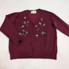 chesty 【F】ニットカーディガン スタッズ 美品 レディースのサムネイル
