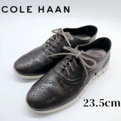 【美品】ゼログランド ウィングチップ オックスフォード 23.5cm