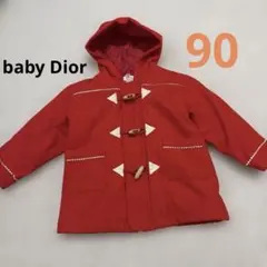 baby Dior 冬季外套 紅色 90cm