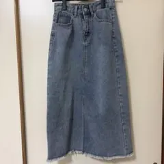 SHEINデニムロングスカートSサイズ