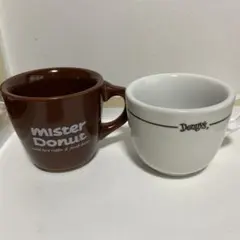 非売品　mister DonutとDenny'sのマグカップ2個セット