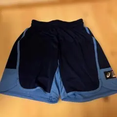 アシックス バスケットボールパンツ ネイビー/ライトブルー