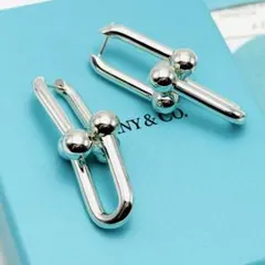 2026年最新】TIFFANY ティファニー ハードウェア ラージリンクピアス 