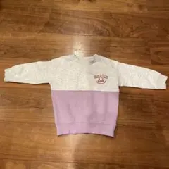 BEAMS MINI パープル トレーナー90サイズ