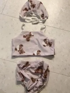 くまさん　　ベア　水着 100〜110