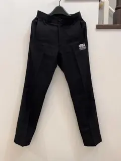 ASICS JBAロゴ入り黒パンツ　バスケ審判　レフリーパンツ　67サイズ