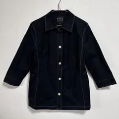 KORS Michael Kors ジャケット ステッチデザイン ブラック LLのサムネイル