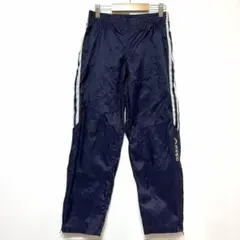 アディダス サイドライン トラックパンツ 紺 ネイビー キッズ 140 裾ジップ