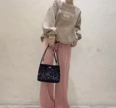 niko and ... ボアドロストロゴプルオーバー　ブラウン