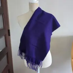 【未使用】PHILIPPE MODEL/フィリップモデル★紫色 フリンジマフラー