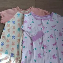 ベルメゾン　ロンパース70２枚セット