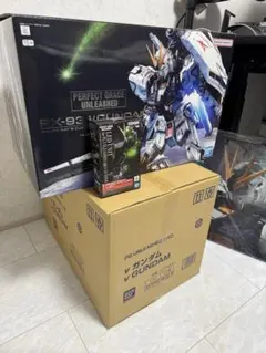 【新品未開封】PGU νガンダム + LEDユニット + ショッパーバッグ PGU νガンダム用 LEDユニット と オリジナルショッパーバッグ ガンダム
